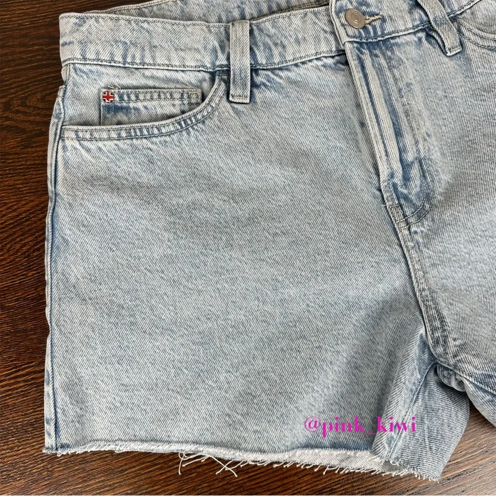 Hudson Gracie Raw Edge Hem Jean Shorts